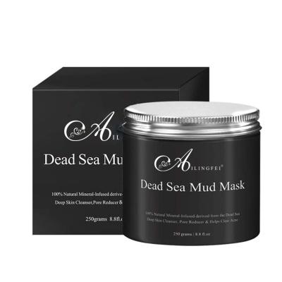 Chine Le massage facial noir de boue de mer morte masquent blanchir le nettoyage profond 250g/pc à vendre