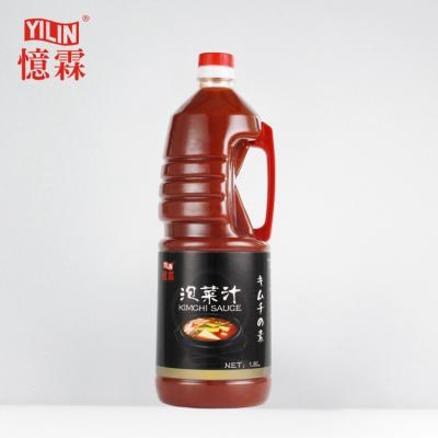 China Used for 1.8L YILIN Sushi Hot Selling High Quality Korean Style Seasoned Kimchee Hot Kimchi Sauce for sale