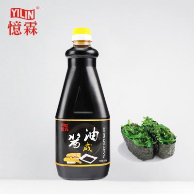 China Used for 1.1L YILIN sushi brand no preservatives light soy sauce for dipping sushi or stir fry for sale