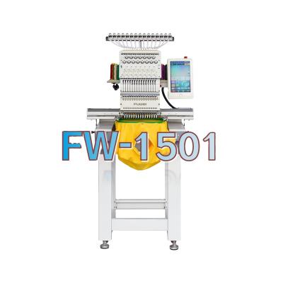 China Garment shops FUWEI bordadora embroidery machine WENDY0086 single head computer embroidery machine for sale