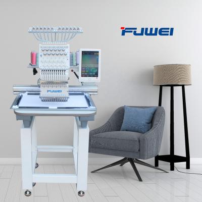 China Garment shops FUWEI best commercial 2 chief stitches embroidery machine large size space maquina quilting bordadora for sale