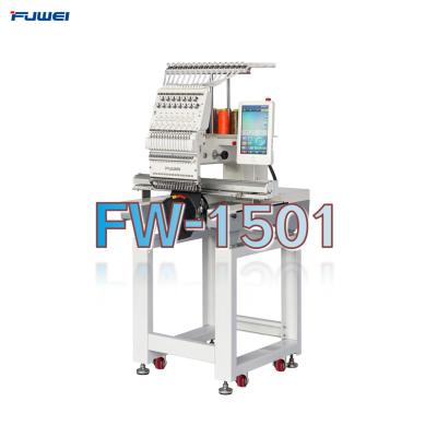 China Hotels FUWEI Single Head Computerize To Embroider Machine 15 NEEDLES With Best Price for sale