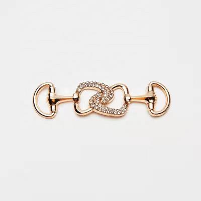 China 2021 New Design Ladies Nickel Free Wholesale Shoes Buckle Shoe Accessories Rhinestone Buckle for sale