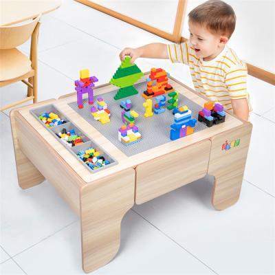 China Toy Trending products hot plywood indoor children play table game multifunctional table for sale