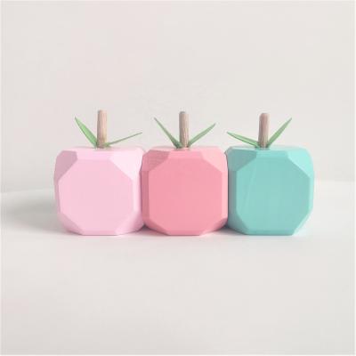 China Minimalist Apples Building Block, Nordic Wooden Kids Apples Building Block Furniture Room Decor Shooting Props for sale