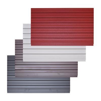 China Heat Insulation Waterproof Fireproof PU Insulated Decorative Wall Panel PU Foam 3d Metal Insulation Outdoor Decorative Metal Siding for sale