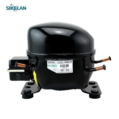 China Refrigeration Parts SIKELAN R404a Freezer Electric Refrigerator Refrigeration Airtight Cooling Compressor For Sale GQR70K 395W for sale