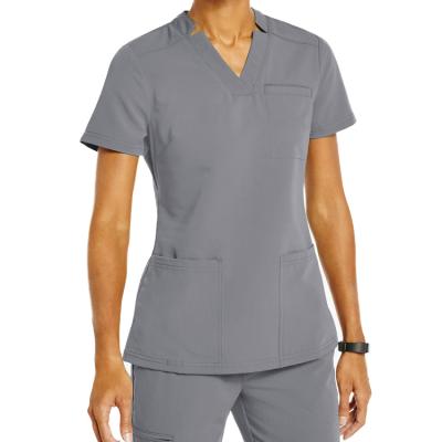 China Logo Best Quality Hospital Doctors And Nurses Custom Made Comfortable Breathable Scrubs Nursing Medical Uniform Sets Scrub For Female for sale