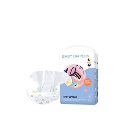 China Printed Medical Disposable Single Strip Colored Extra Large Leak Proof Quality Baby Diapers for sale