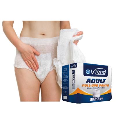 China Factory Price Super Absorbent Adult Diaper Incontinence Adult Plain Weave Diaper Pull Up Type Pants Medical Adult Diaper for sale