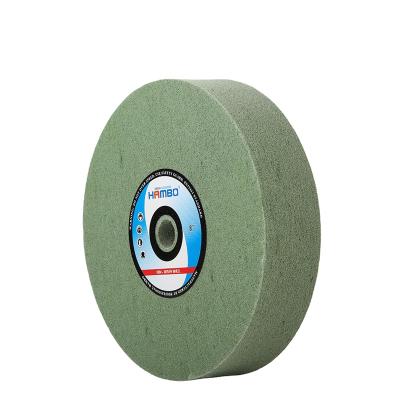 China Matte Wheel Durable Nonwoven Nylon Polishing Wheel For Metal Polishing for sale