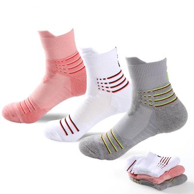 China Wholesale Antibacterial Non Slip Travel Cotton Running Custom New Women Fashion Socks for sale