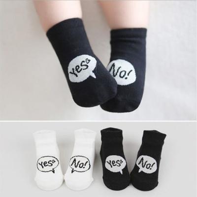 China Anti-Fault 10 Patterns Boy Flat Girl AB Cartoon Baby Anti-Skid Socks for sale