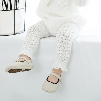 China Fade Proof 3 Color Fade Proof 3 Colors Ruffled Ankle Mesh Mosquito Breathable Cool Baby Legging Away for sale