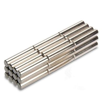 China Eodymium magnets are strong & D6*30mm Long Neodymium N35 Nickel Plated Cylindrical Cat-Eye Nail Bar Magnet Rare Earth Brittle Super Strong Permanent Magnetic N35 for sale