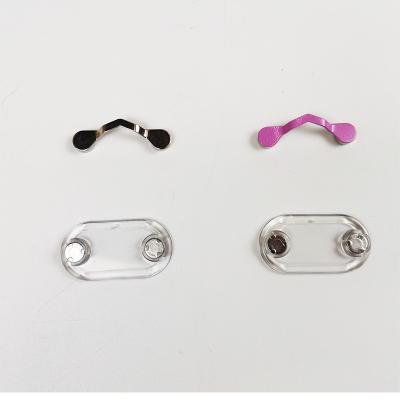 China Portable Industrial Magnet Stainless Steel ID Card Holder Eyeglass Holder Strong Magnetic Eyeglass Holder Clip for sale