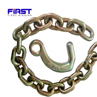 China US Type G43 G70 G80 Ships Alloy Hoisting Welded Link Chain With Lacquer for sale