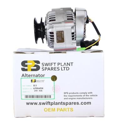 China B3.3 machinery repair shops ALTERNATOR 24V 45A SPS SWIFT FACTORY SPARE PARTS ALTERNATOR for B3.3 for sale