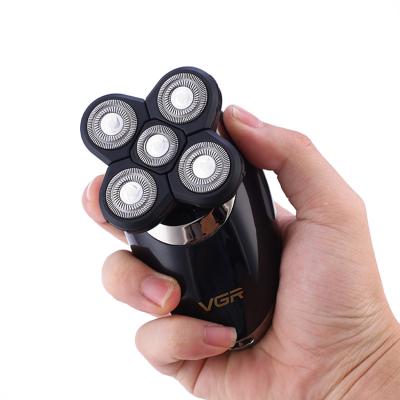 China Good Price New Four Blade Type 5 In 1 Man Rechargeable Electric Men Face Shaver for sale