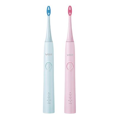 China IPX7 Rechargeable Sonic Vibration Electric Toothbrush With Waterproof Replaceable for sale