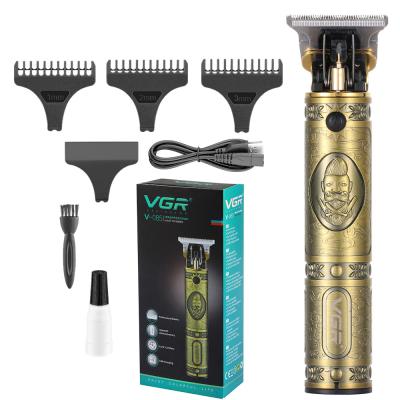 China VGR V-085 Fast Rechargeable Cordless Clipper Men's Haircut Stainless Steel Blade Hair Trimmer for sale