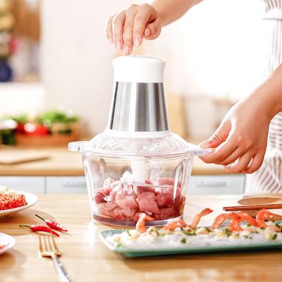 China Multifunctional Electric Chopper Small Home Appliances Meat Grinder High Efficiency Kitchen Food Vegetable Meat Grinder Machine Wholesale for sale