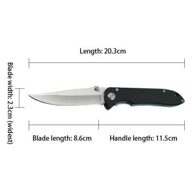 China Combat Knife Combat Knife With All Steel +G10 Handle 440 Blade Special Forces Knife EDC Tool for sale