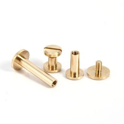 China M4 M5 M6 Flat Stainless Steel Post Chicago Screw Binding Rivet for sale