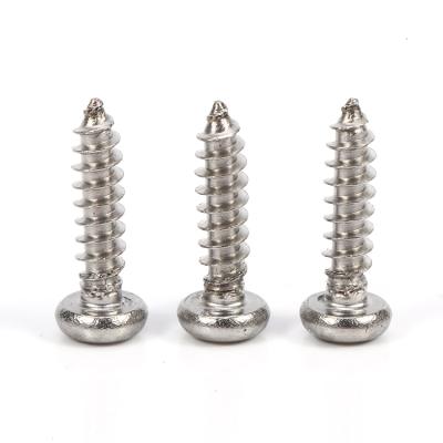 China Pan Factory Custom Hardware Materials Cross Groove Cold Drawing Self Tapping Screws 304 Stainless Steel 316 for sale