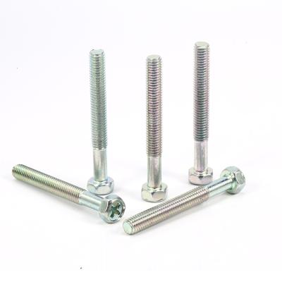 China Custom Galvanized Hex Nuts M5 Bolts And Screws 304 Stainless Steel Hexagon Head Bolt And Screw Production Line for sale