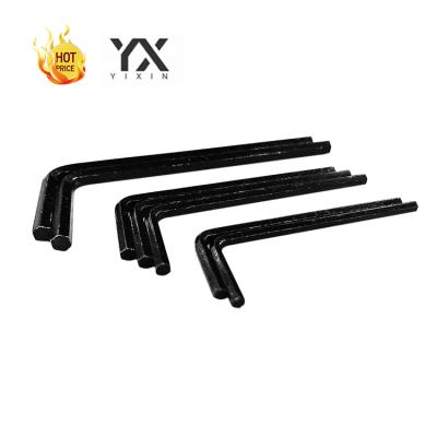 China High Carbon Steel OEM Custom Carbon Steel Hardness Allen Key Wrench Black Maintenance Hand Tool for sale