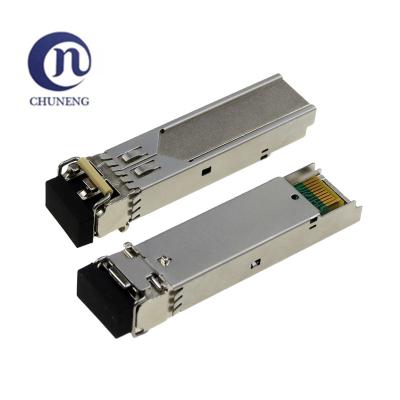 China DDMI Function NC SFP Module 1.25g TX1550nm Dual LC Connector Duplex SFP Transceiver Low Cost Fiber Optic Transceiver for sale