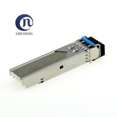 China DDMI Function 1.25G SFP Duplex Transceiver 1550nm 100km Fiber Transceiver for sale