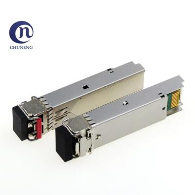 China DDMI function selling 1.25g bidi SFP 1330/1550nm fiber /t transceiver low cost fiber optic transceiver for sale