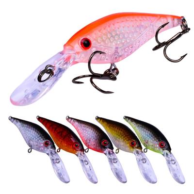 China Minnow Style 6 Colors REENOS Morden Bionic Fishing Lure Fake Lure 8.2cm/4.5g Plastic Bait for sale