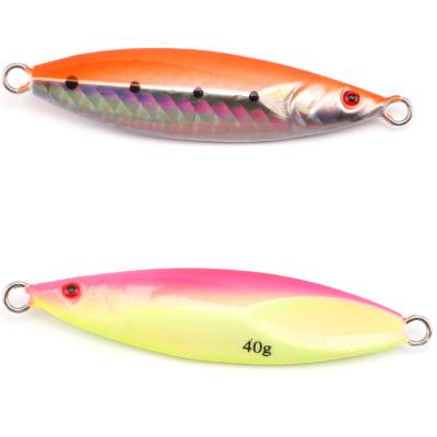 China Wholesale Advance REENOS New Speed ​​Metal Downhill Fishing Lures 40g 60g 80g 100g Jig Metal Fast Jig In Deep Sea Water for sale