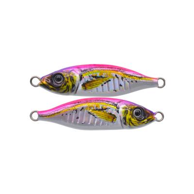 China 3Dprinting 2021 Realistic New 3D Printing Japanese Bass Fishing Lures Metal Jig 60g Slow Casting Baits for sale