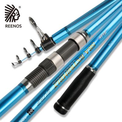 China Carbon Fishing Rod Telescopic 2.4M-3.6M Fishing Rod Carbon Fiber For Sea Rock Surf Rods Fishing for sale