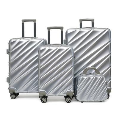 China Durable Travel Packing Cubes Factory Customized 20 24 28 Inch PC Luggage Set Trolley Suitcase Travel Bags For Travel for sale