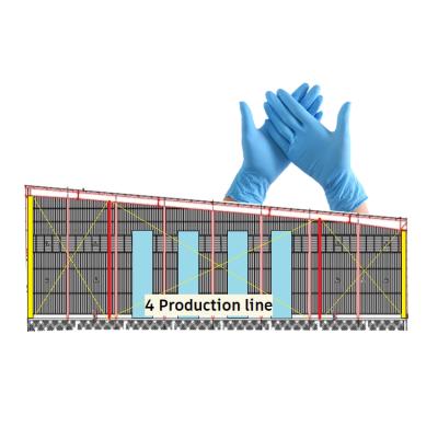 China Automatic Best Capacity 300000 Pcs Glove Maker Sterile Medical Examination Latex Gloves Making Machine Price for sale