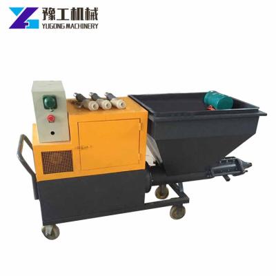 China Automatic Wall Construction Wall Sand Cement Mortar Plaster Machine for Building for sale