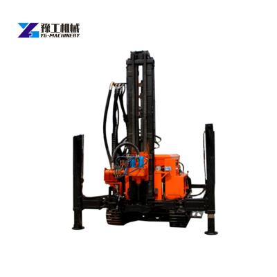 China Factory diesel mobile dth drive head water well drilling rig top price portable machine 600 meters for sale