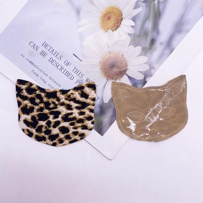 China Reusable Sponge Nipple Cover Women Chest Accessories Leopard Pattern Cozy Comfortable Material Decorative for sale