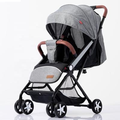 China Hot Sale Baby Walker 3 in 1 Single Folding Baby Prams High Safety Soft and Comfortable Fabric Baby Stroller for sale