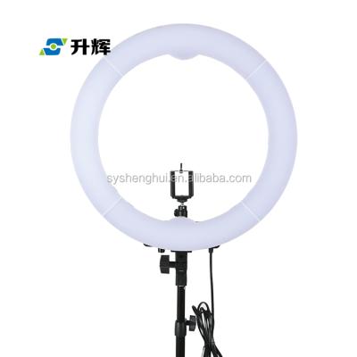 China OEM Photography 0-36W 5300K-5700K 20inch LED Ring Light with Adapter for Camera Smartphone Studio for sale