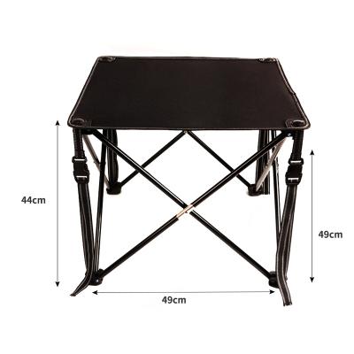 China Modern design top table outdoor fabric folding table for hiking or dining, cafe, garden for sale for sale