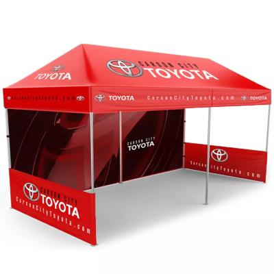 China Hot Selling 3*4.5 Large Size Outdoor Tent, 3*6m Outdoor Advertising Tent Trade Show Pop, 2.7*4m With Side Wall For Sale for sale