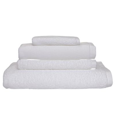 China Other 100% Cotton Good Quality 300 - 499 GSM Thick And Large White Hotel Bath Hand Towel For Five Star for sale