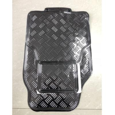 China Luxury Car Floor Covering PVC Floor Mats Aluminum Car Mat For Universal Car for sale