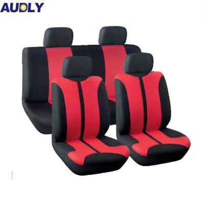 China Sportswear Style Car Seat Covers Funny Design Sports Red Cheap Seat Covers With Foam for sale